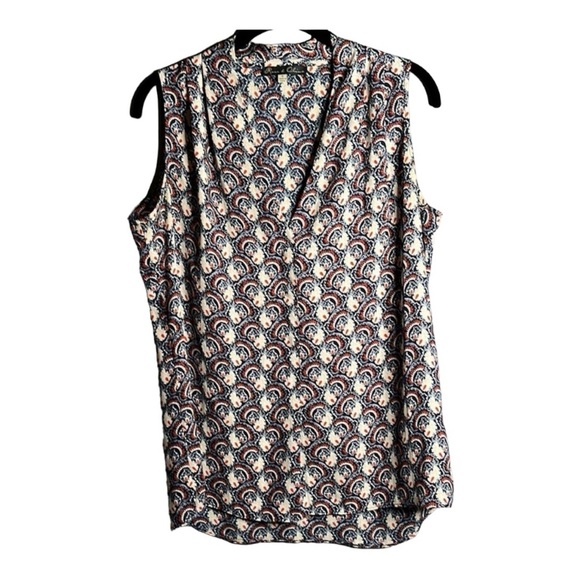 ROSE+OLIVE Blue and Pink Sleeveless Tunic Size Medium - Picture 1 of 9